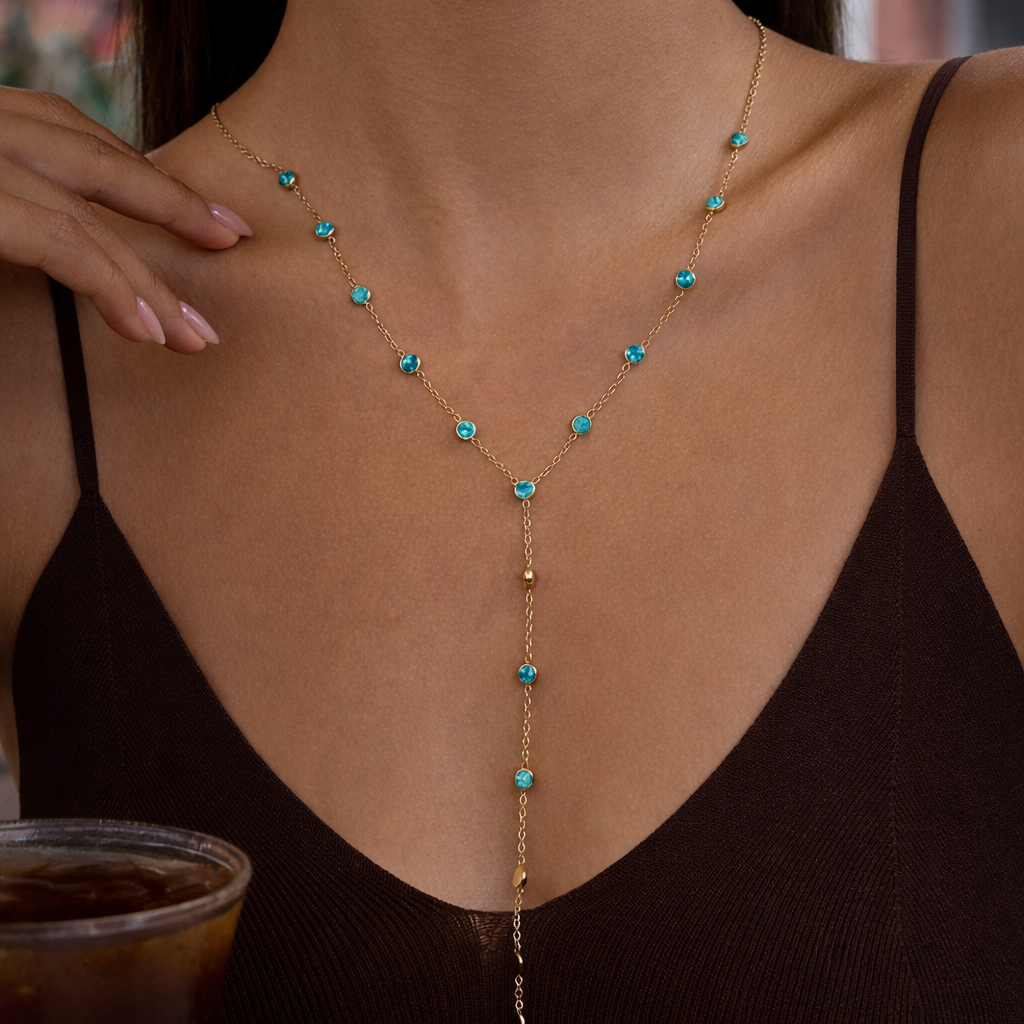 Zara Turquoise Lariat