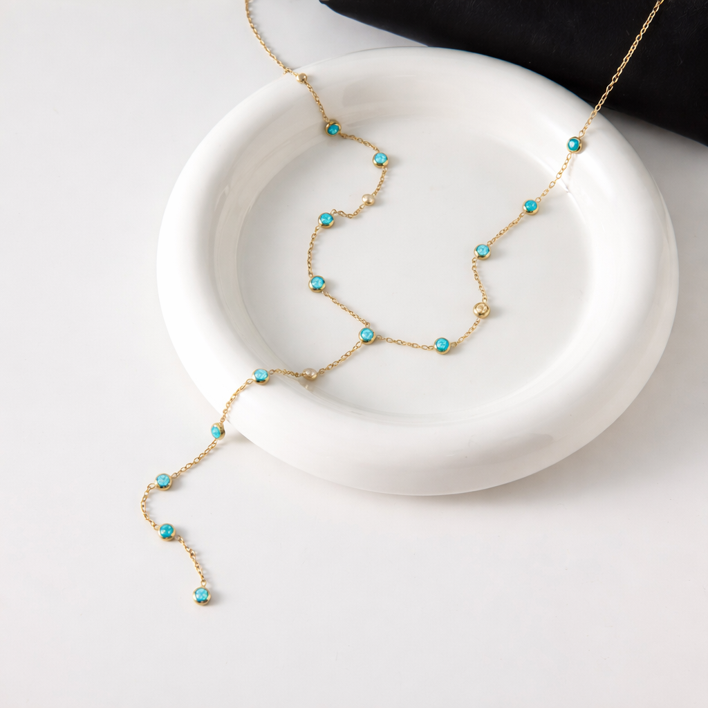 Zara Turquoise Lariat