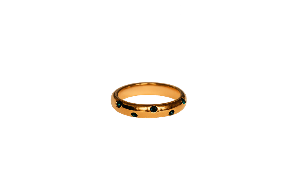Emerald City Gold Ring