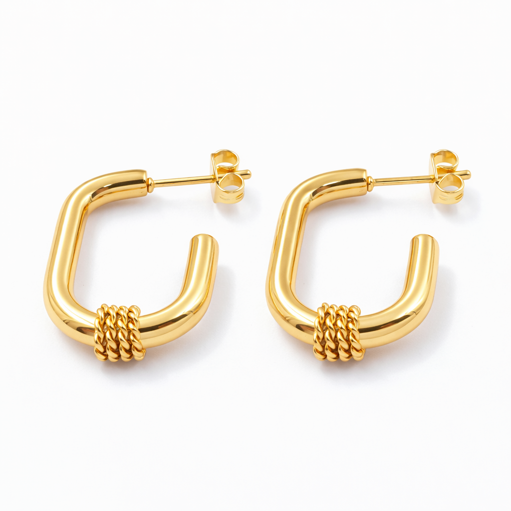 Knot Curve Hoops