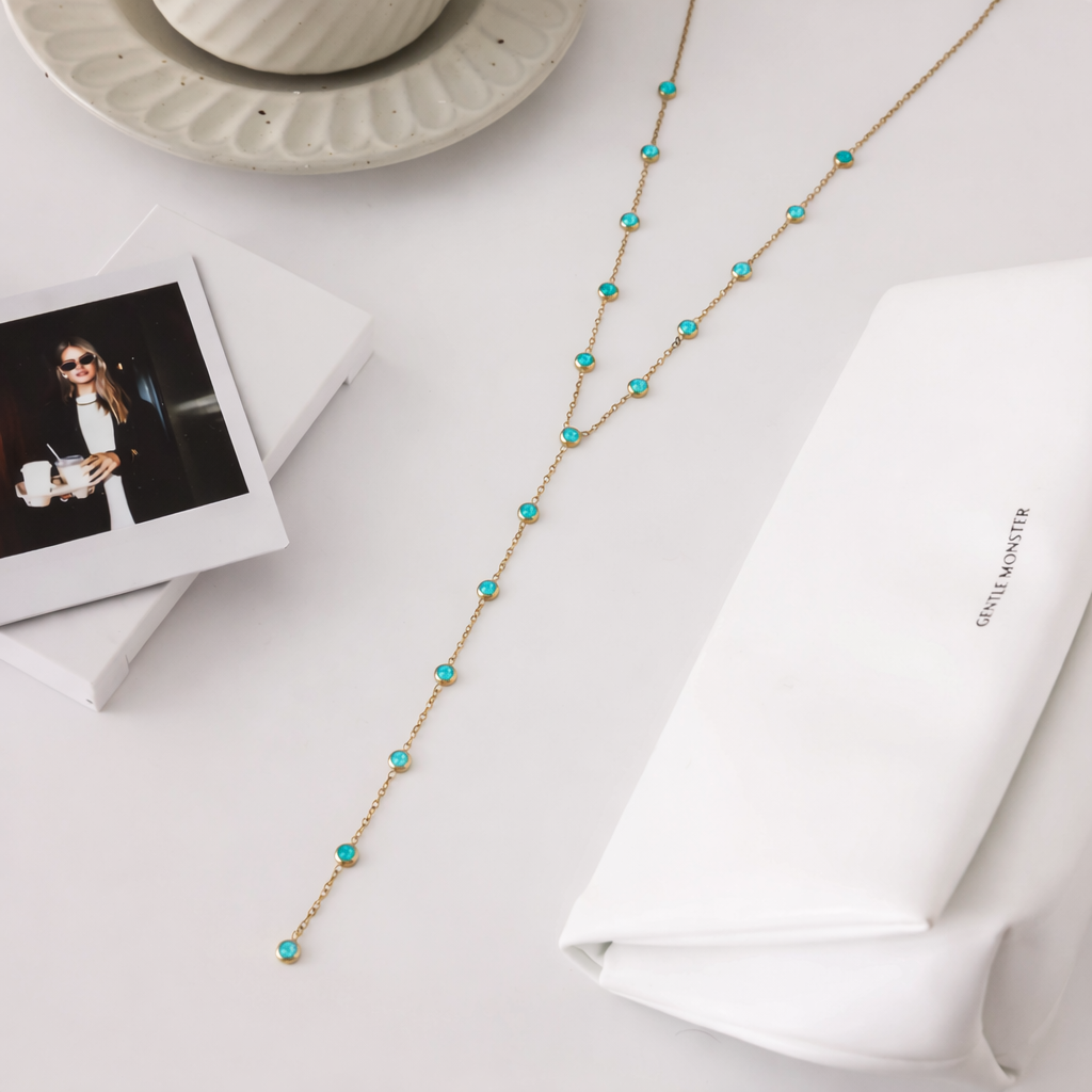 Zara Turquoise Lariat