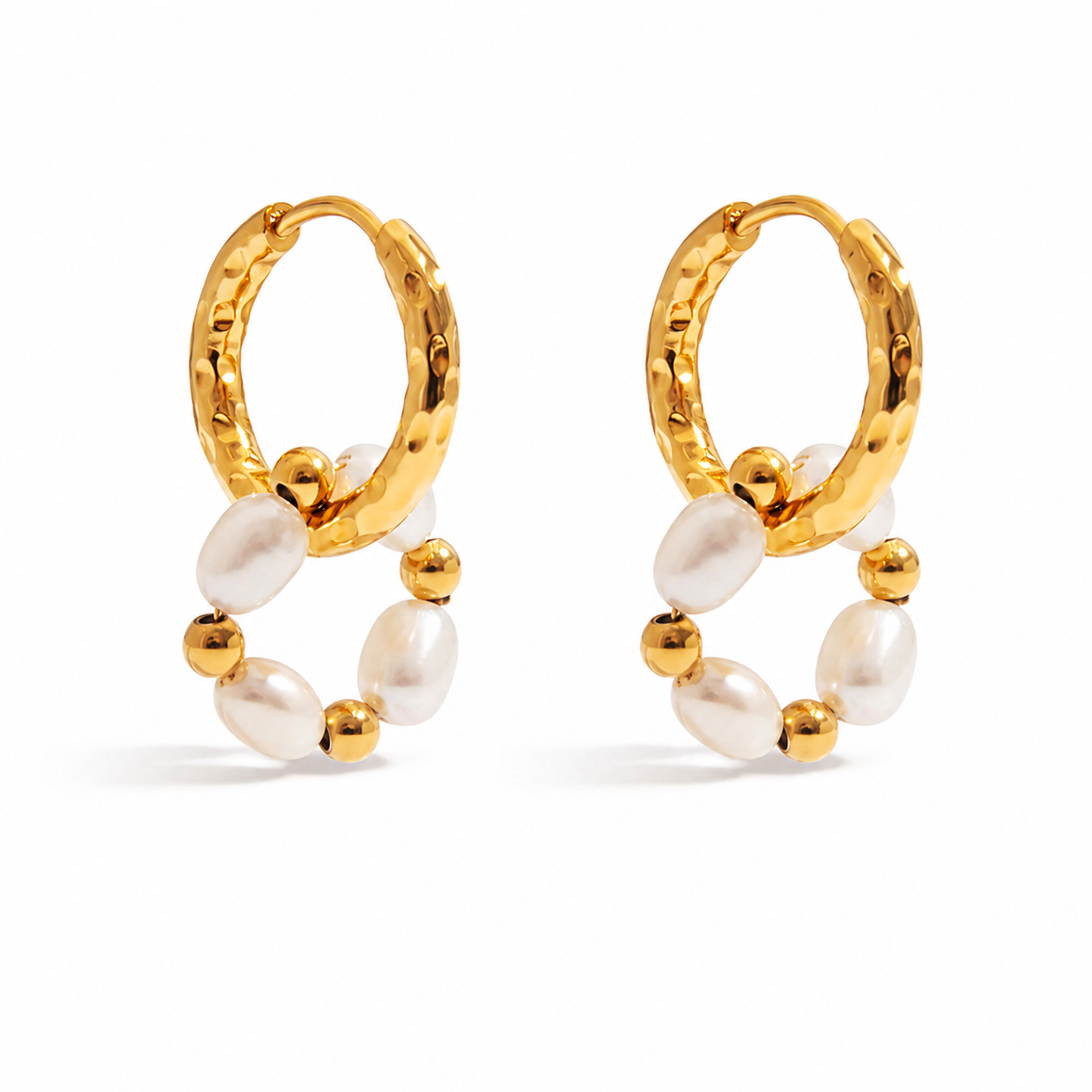 Serelle Pearl Hoop Earrings