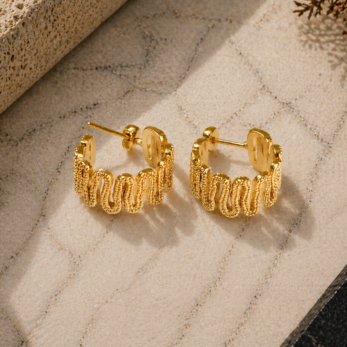 Viper Hoop Earrings