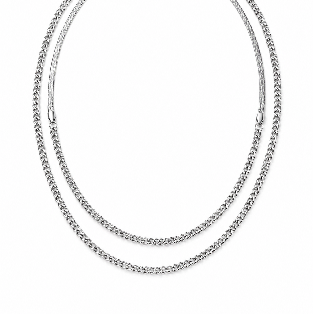 Dustline Layered Chain Necklace