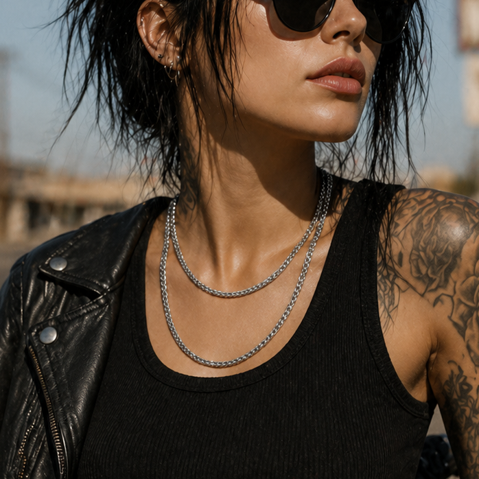 Dustline Layered Chain Necklace