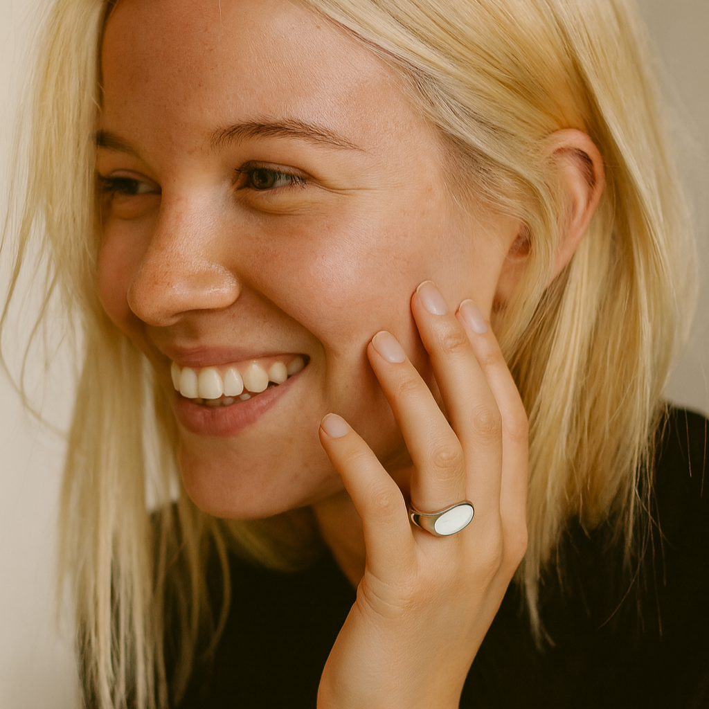 Silver Luna Ring