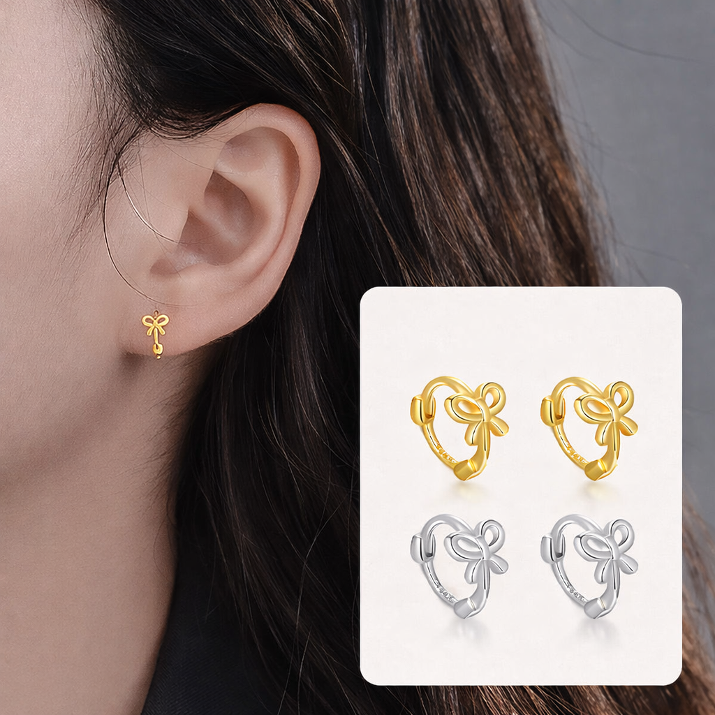 Mini Gold Ribbon Huggies