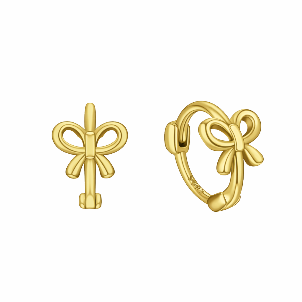 Mini Gold Ribbon Huggies