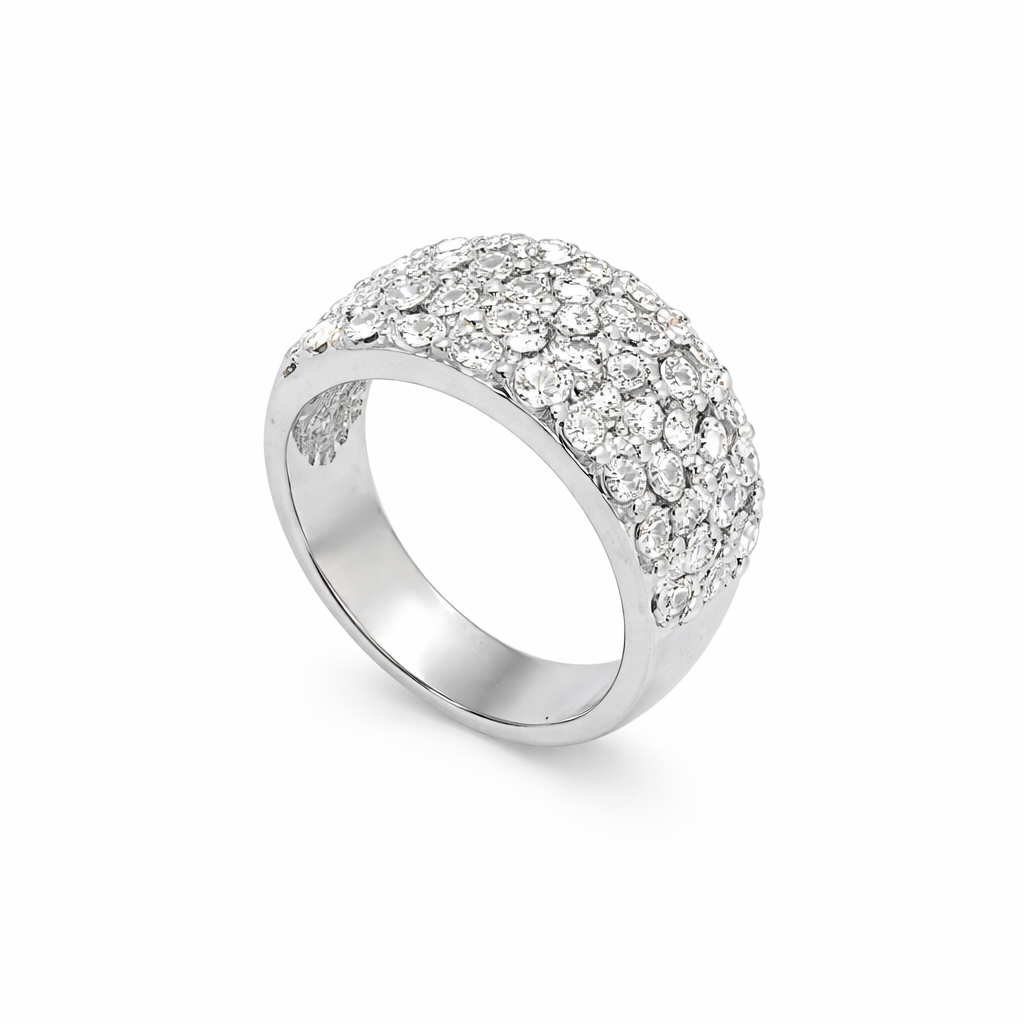 Crystal Pavé Ring