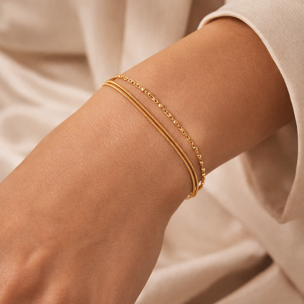 Dual Harmony Chain Bracelet