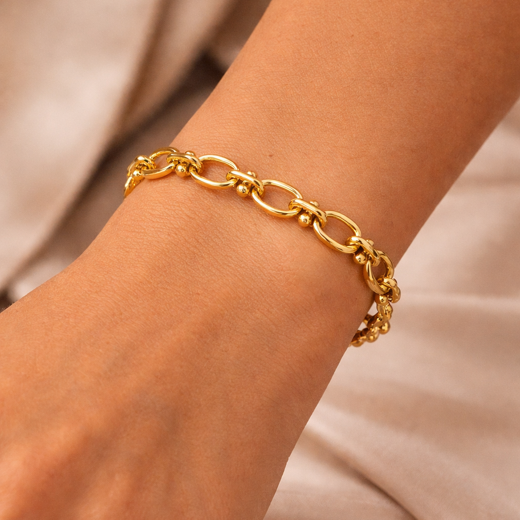 Sculpted Link Bracelet