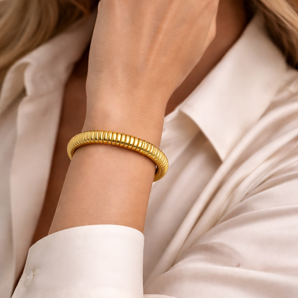 The Milano Coil Bangle