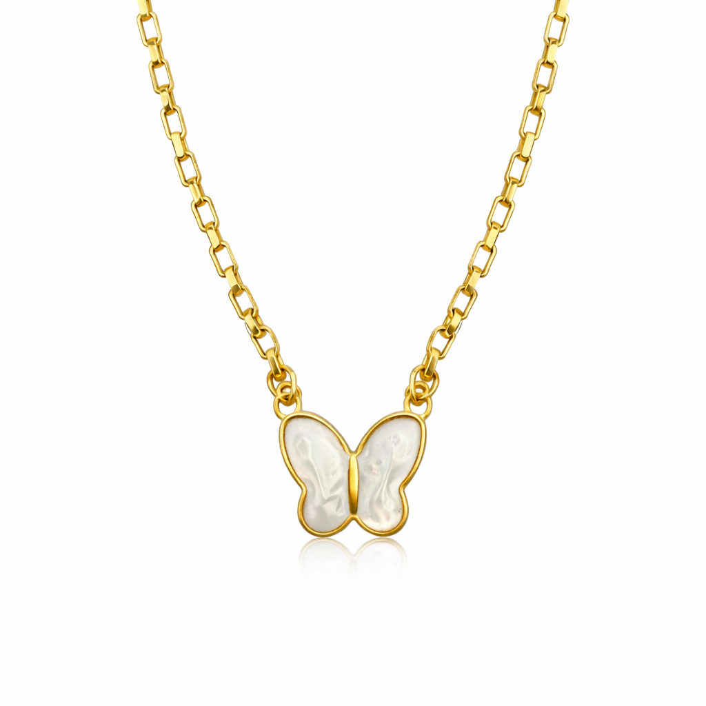 Ivory Butterfly Necklace