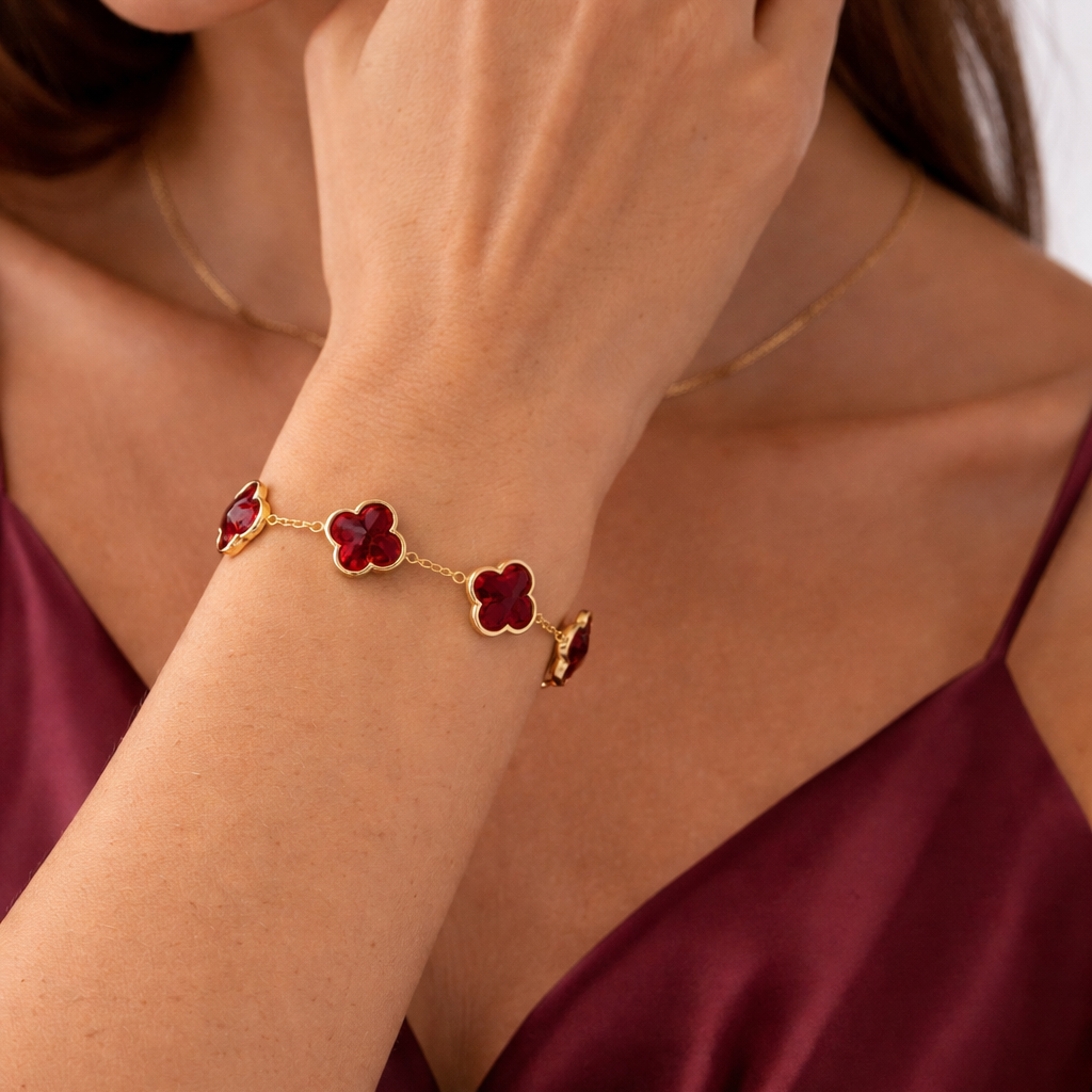 The Rosette Clover Bracelet