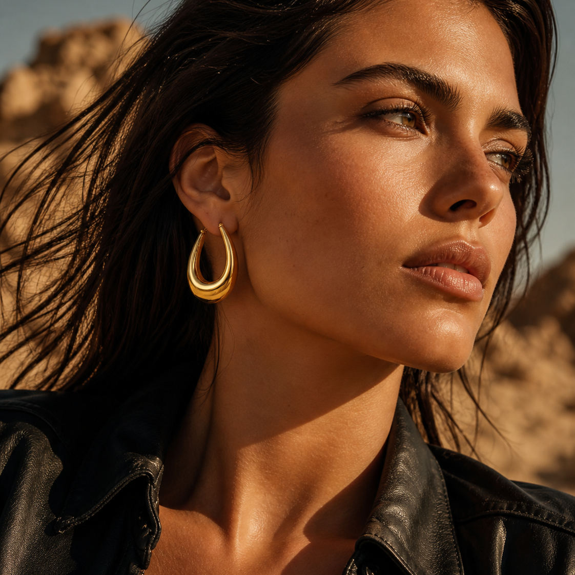 Mirage Drop Hoops