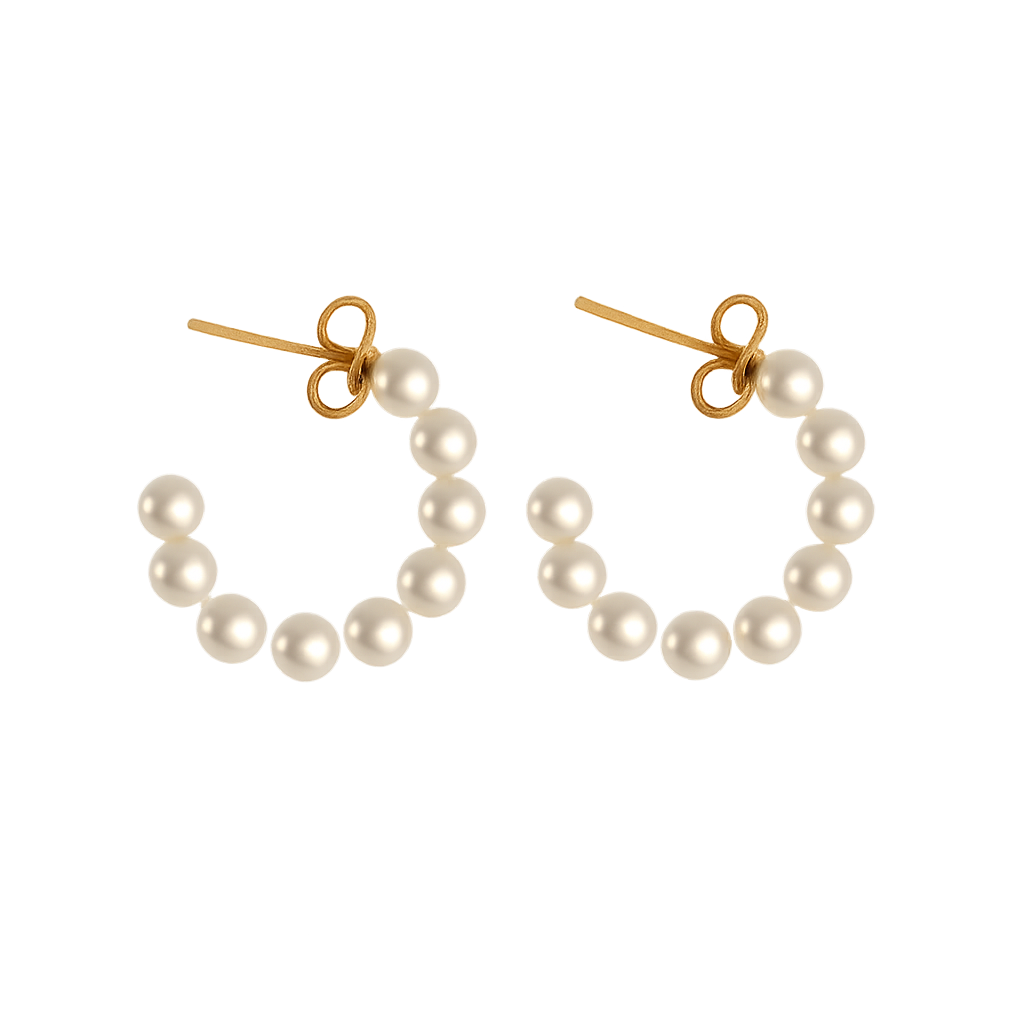 Pearl Hoops