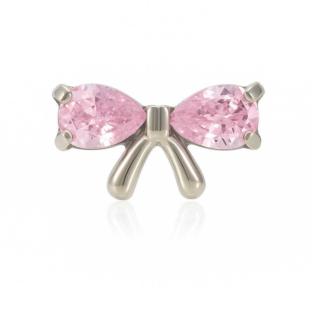 Diamond Bow Flat Backs