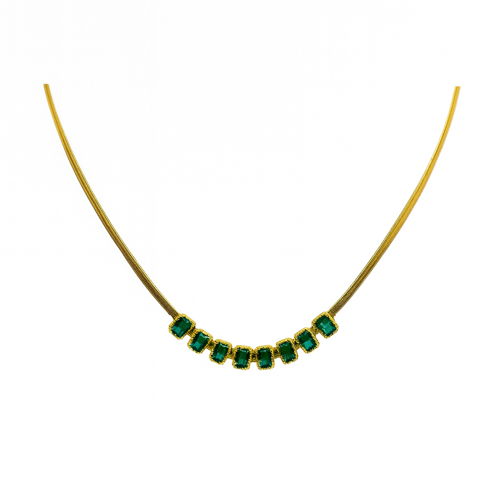 Emerald Cascade Necklace
