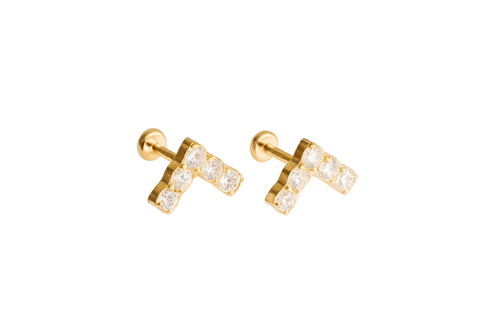 V CZ Diamond Flat Backs