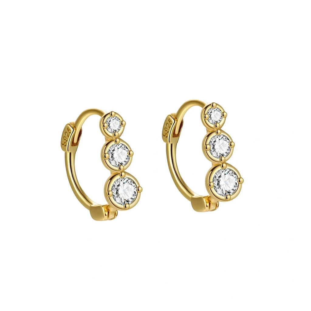 Diamond Waterfall Hoops