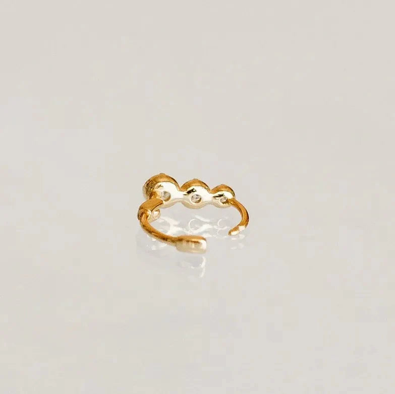 Diamond Waterfall Hoops