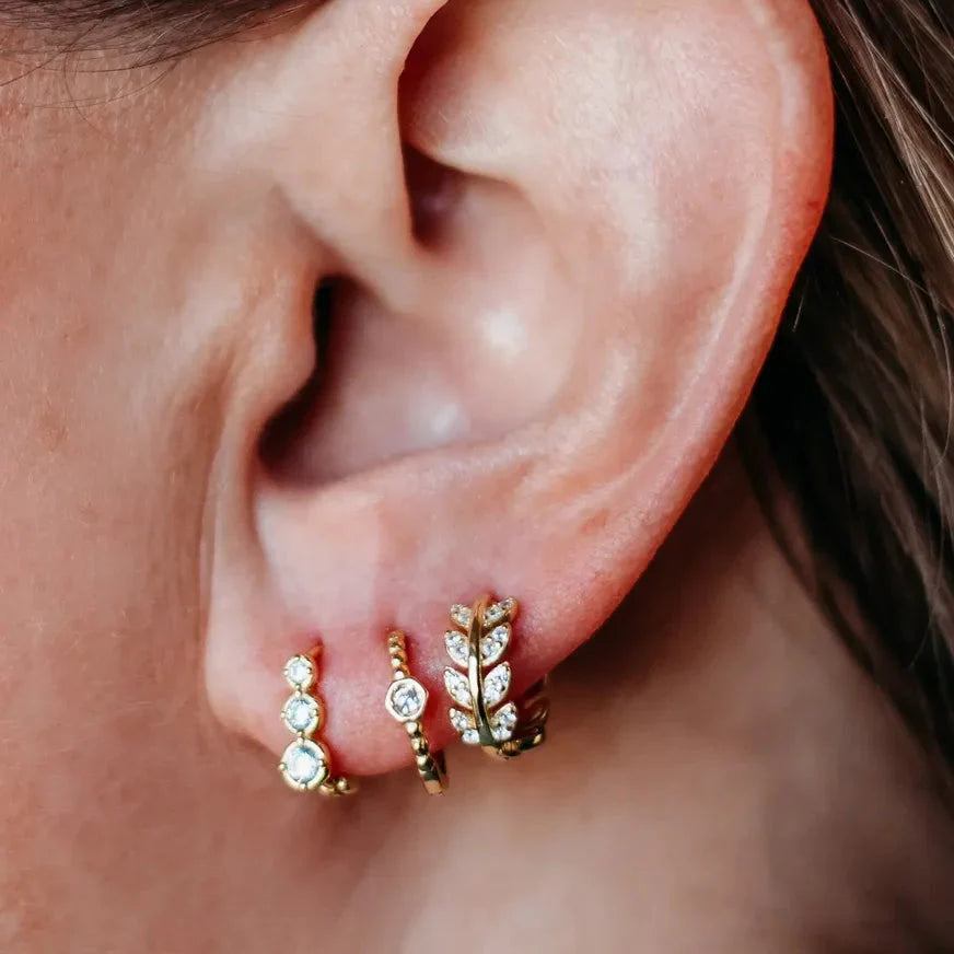 Diamond Waterfall Hoops