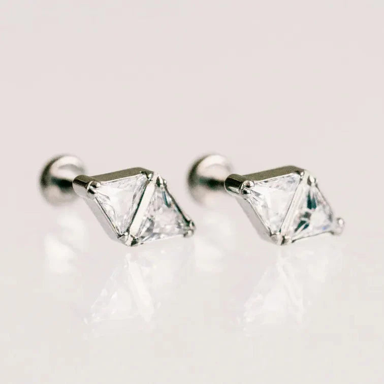 Double Triangle Flat Backs