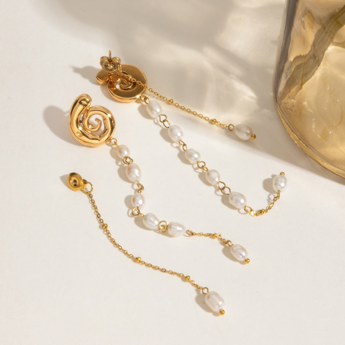 Lunara Pearl Drop Earrings