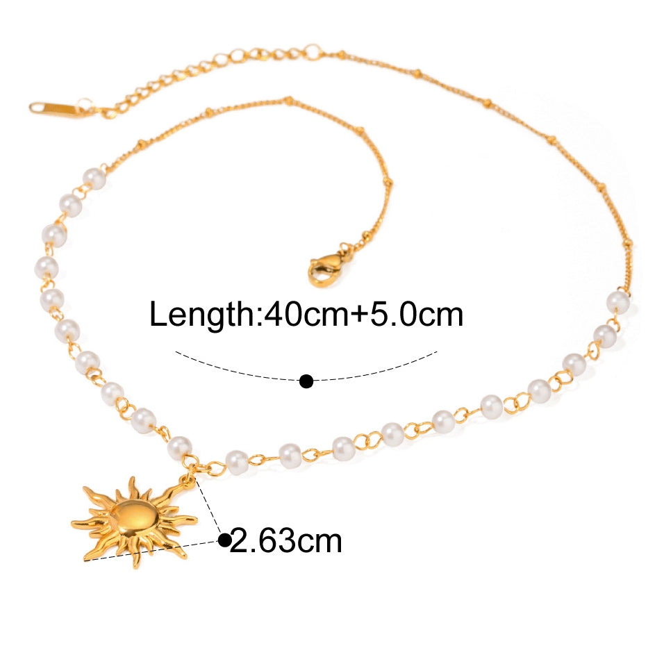 Soleil Pearl Necklace
