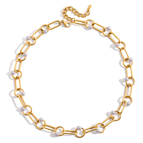 Arden Pearl Chain Necklace