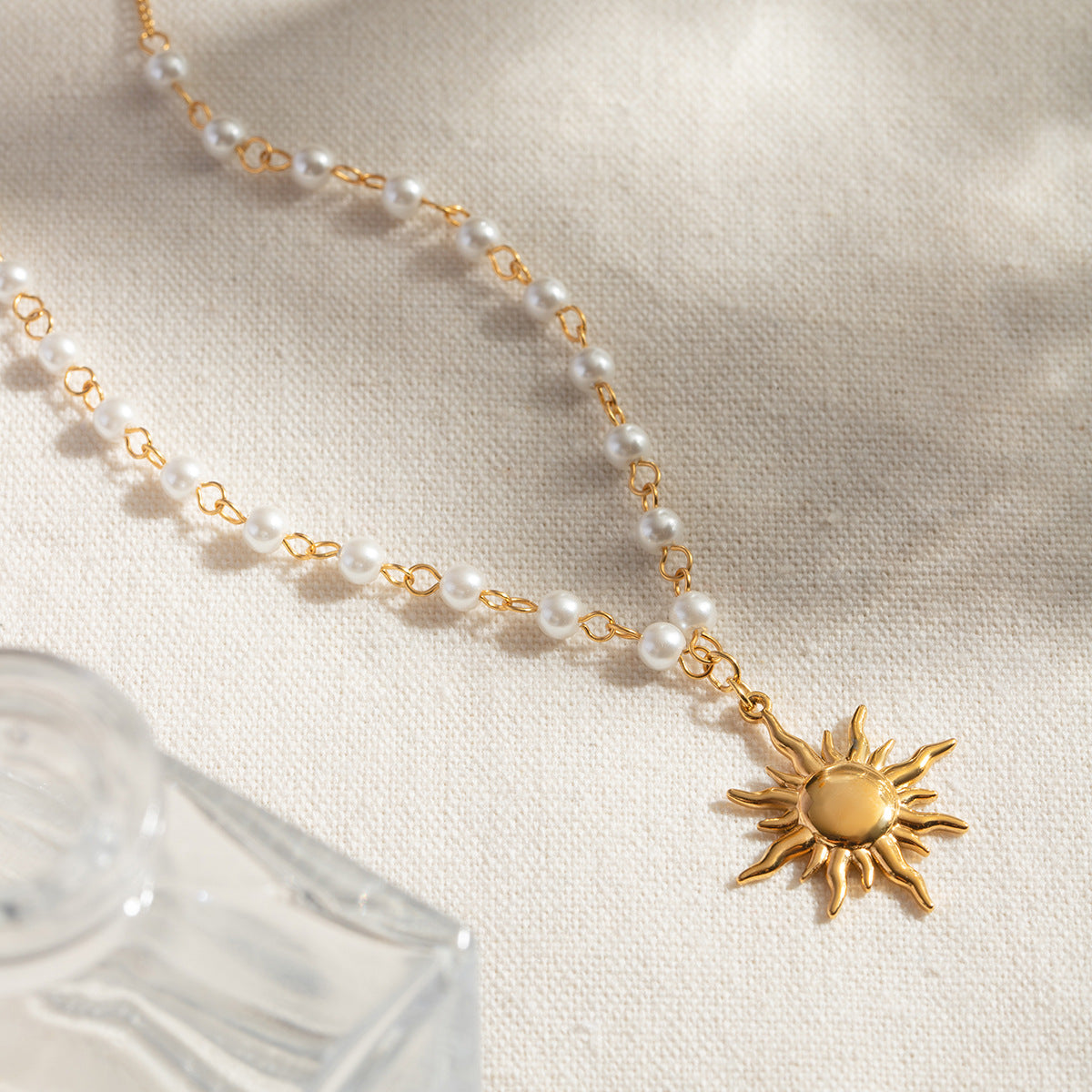 Soleil Pearl Necklace
