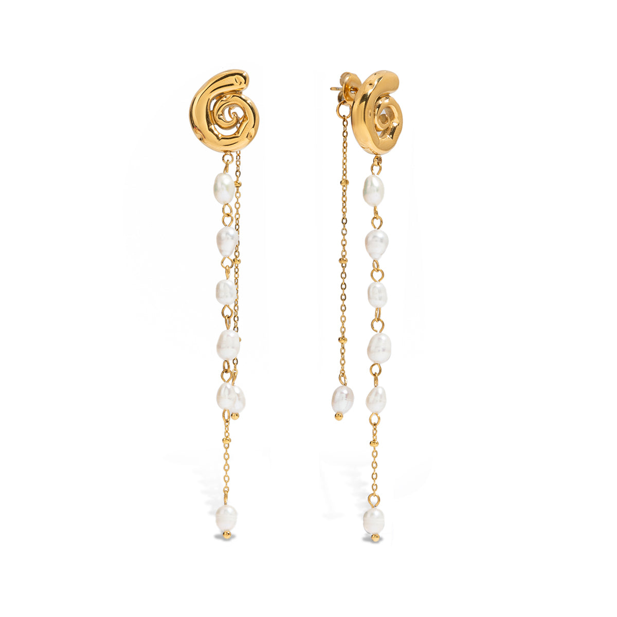Lunara Pearl Drop Earrings