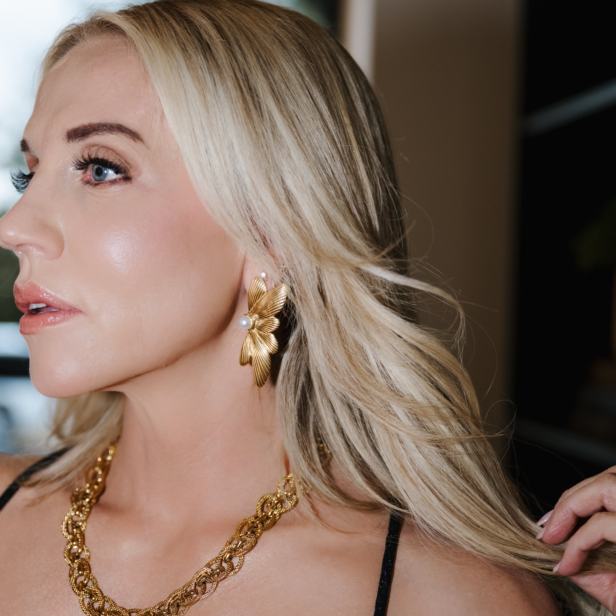 Golden Wing Pearl Drops