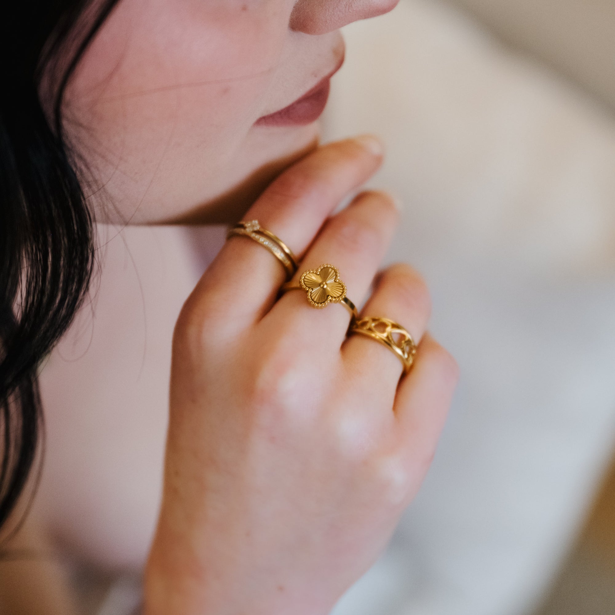 Golden Radiance Ring