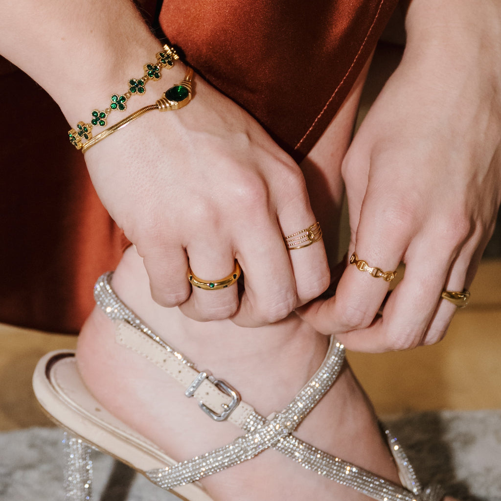 Emerald City Gold Ring