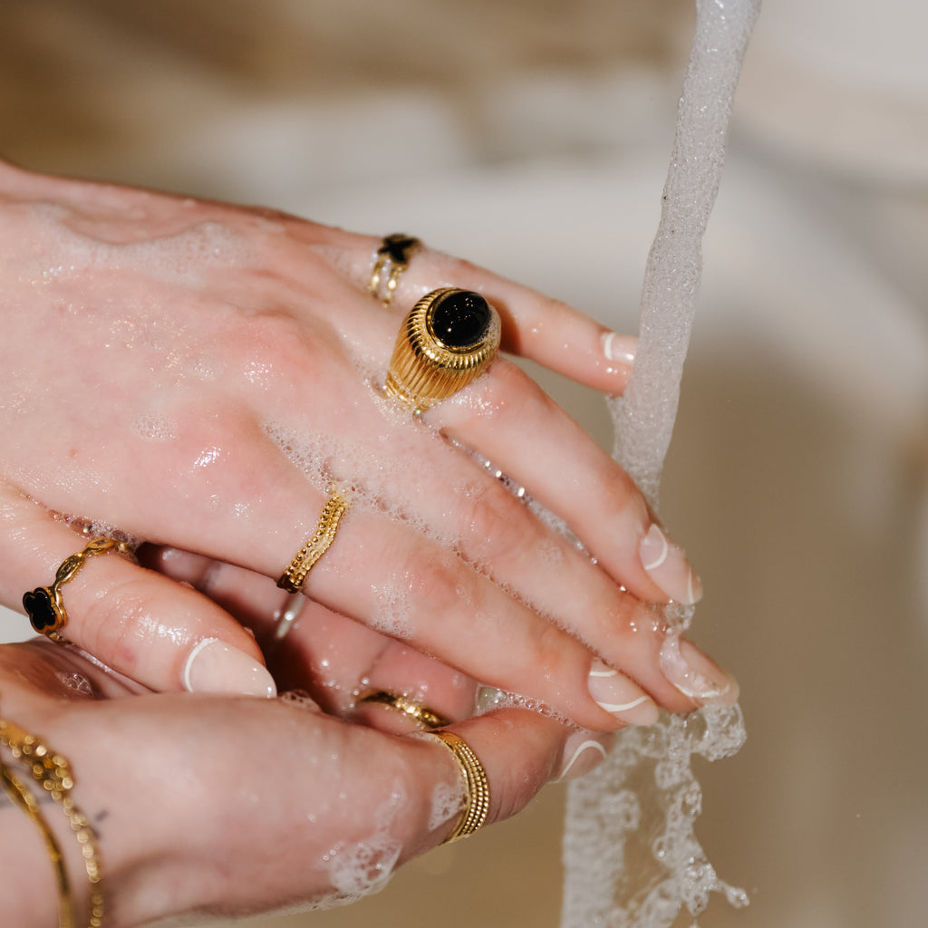 Black Lunar Eclipse Ring