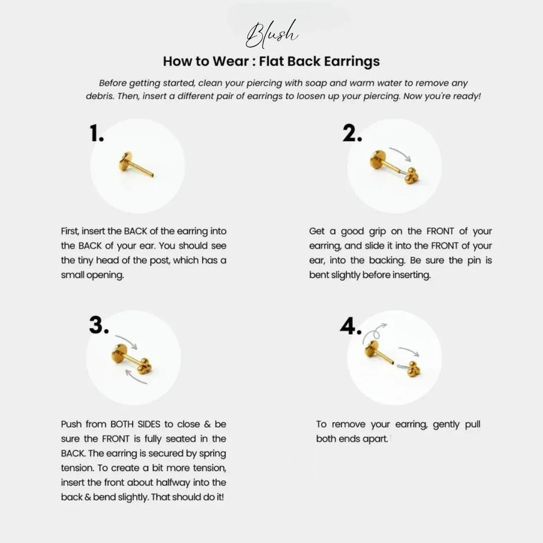Love Ear Crawler Earrings