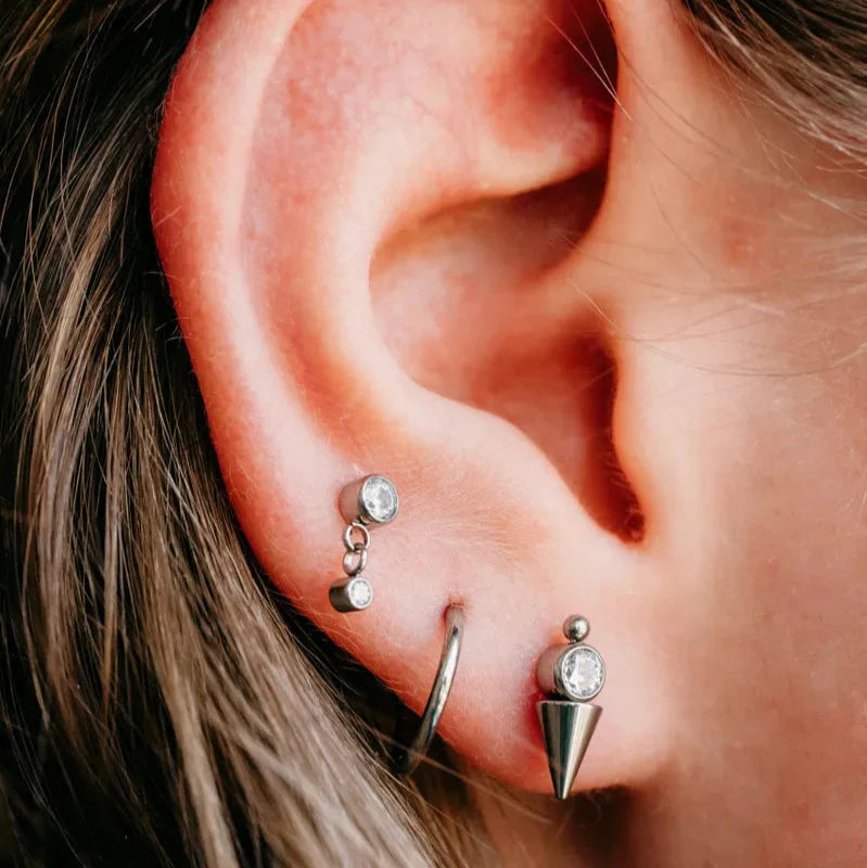 Sconce Flat Back Earrings
