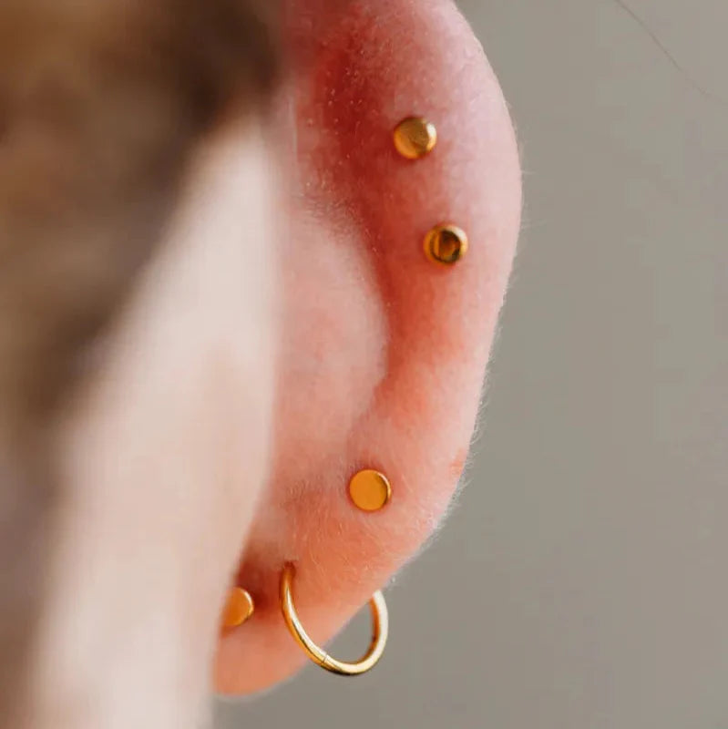 Trifecta Flat Back Earrings
