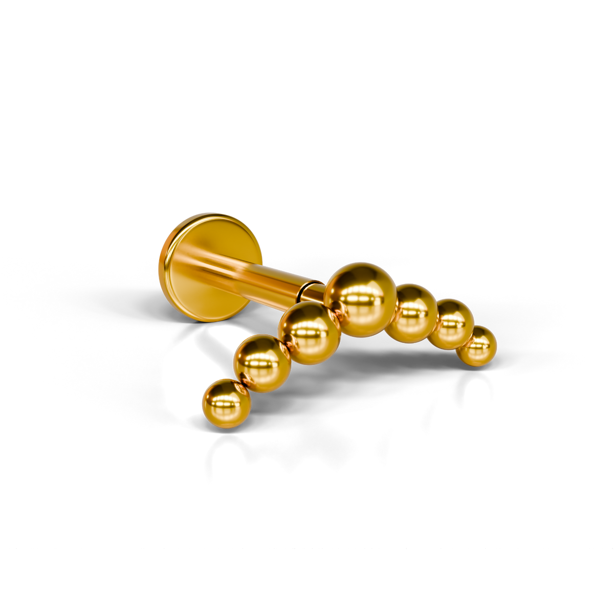 Lux Ball Flat Back Earring